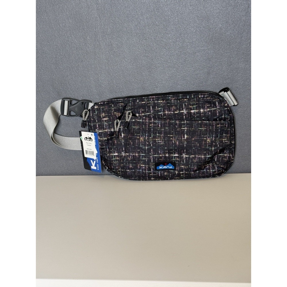 Kavu Roam Sling Crossbody Bag Purse in Tweedish Pattern